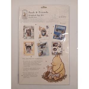 Pooh and Friends Classic Winnie The Pooh Scrapbook Page Kit Everyday Theme NWT
